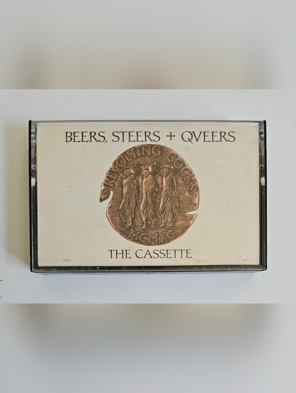RARE Revolting Cocks: Beers, Steers + Qveers Cassette Tape (Wax Trax, 1990)